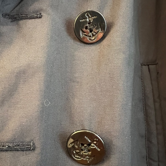 SCHOTT Bros - Vintage Peacoat - 2 in 1 Collar Lined Coat- Navy XL - 80% OFF SALE - Picture 9 of 16